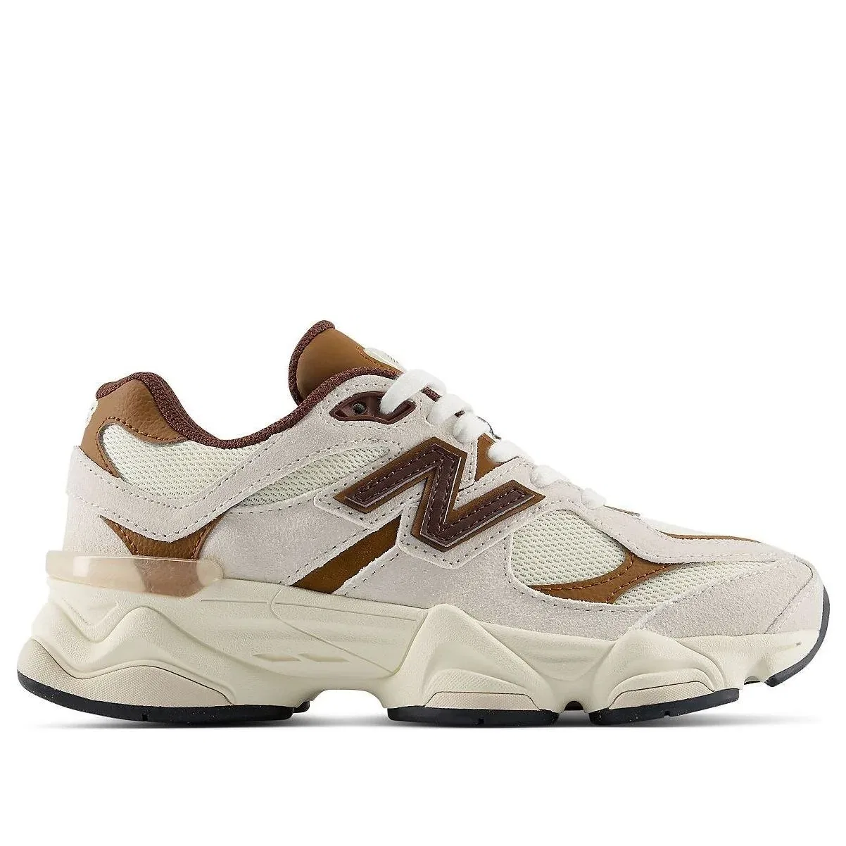 Детские кроссовки с сетчатым верхом 9060 Lace 'Breakfast Tea Angora' New Balance, Breakfast Tea / Angora — фото 2