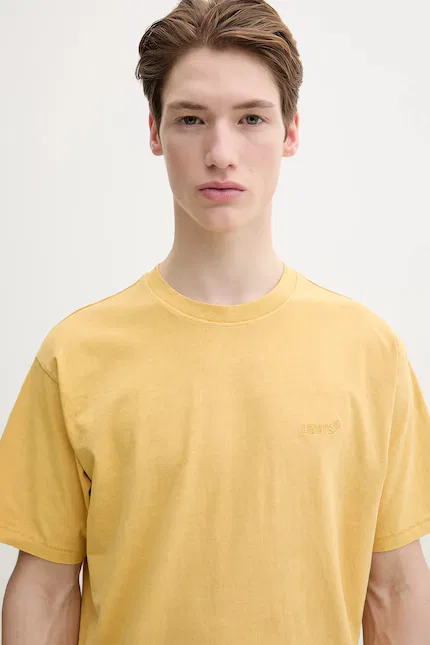 Футболка с этническим принтом модель Relaxed Fit Levi's, желтый — фото 4
