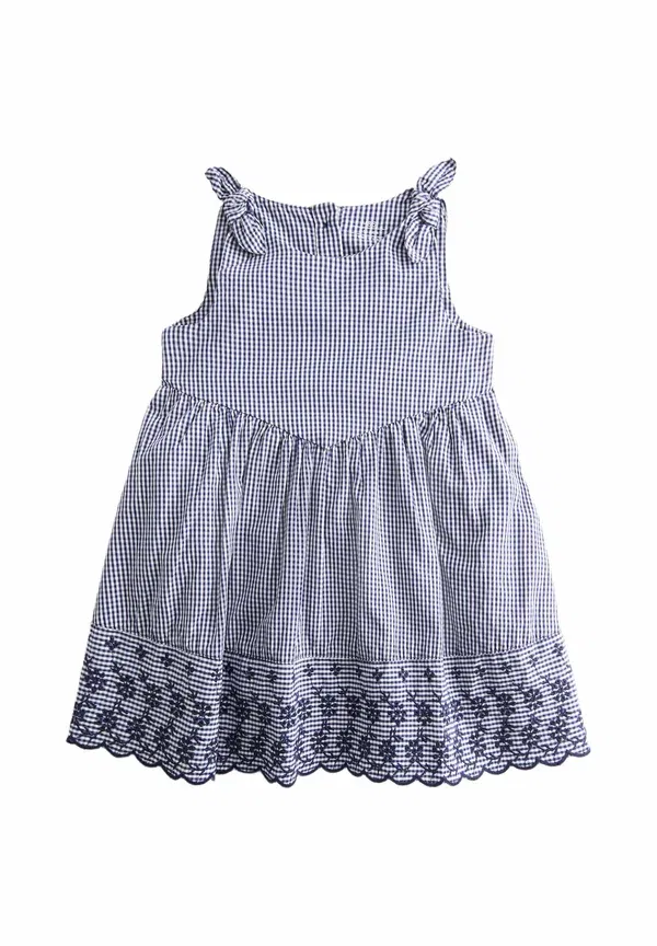 Платье хлопковое Shirt dress Marks & Spencer, темно-синий