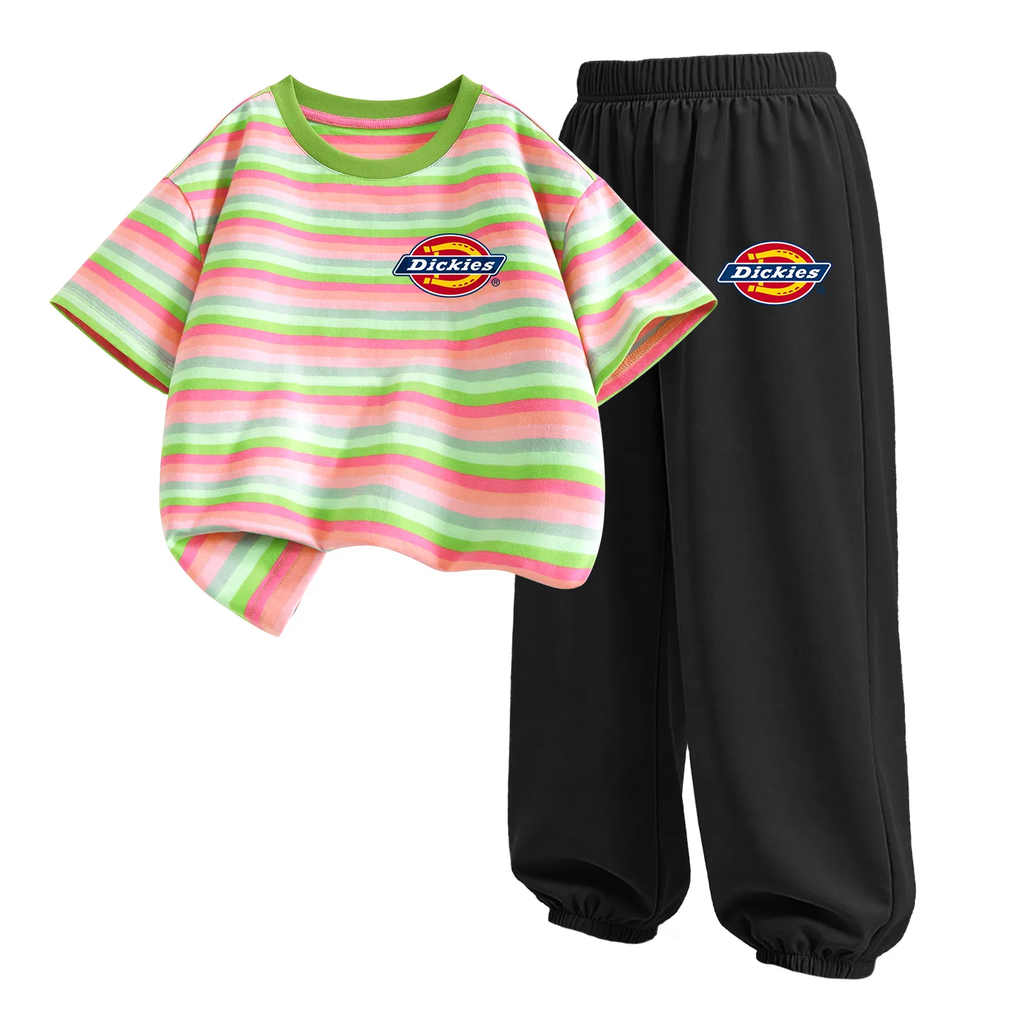 Детский спортивный комплект с логотипом S Logo K Sweetheart Green/S Logo K Black, Dickies