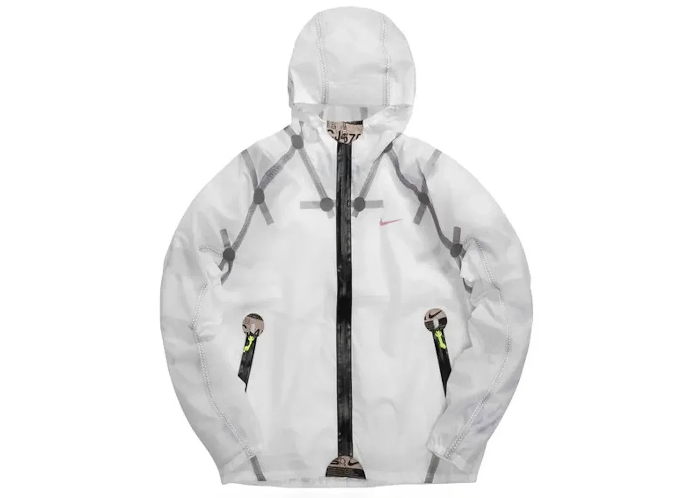Мужская куртка с принтом Nike NRG ISPA Jacket, White