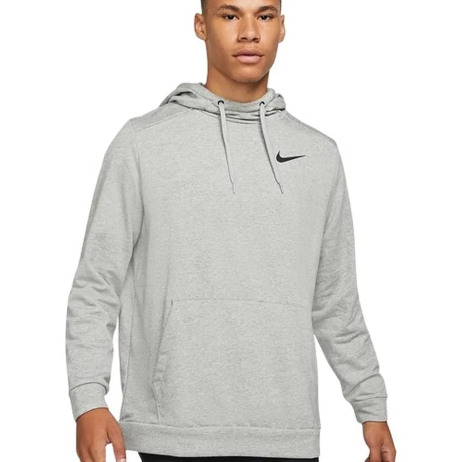 Мужской флисовый пуловер с капюшоном Nike Sportswear Essential, Серый