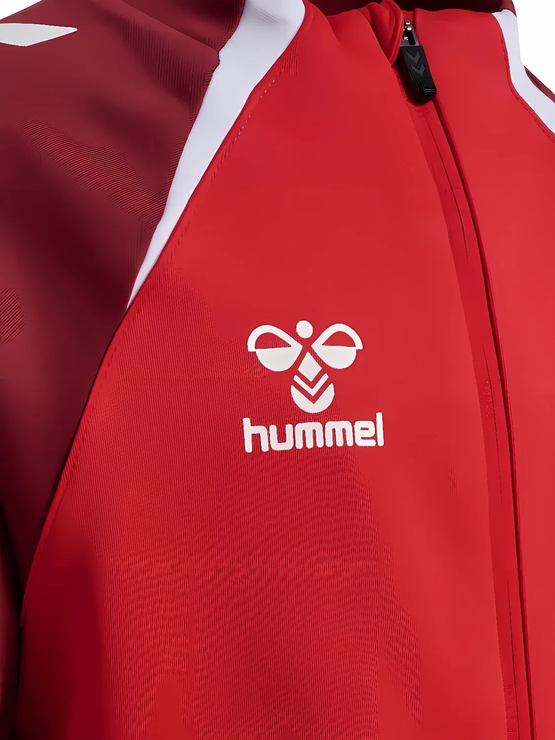 Детская тренировочная куртка на молнии Lead 2.0 Track Zip Jacket Hummel, красный — фото 3