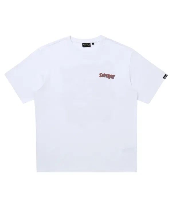 Футболка с принтом Skating, Superdry, белый