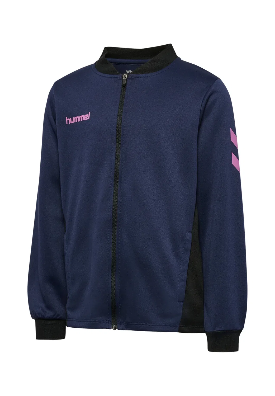 Детская тренировочная куртка Hmlblaze club 26 на молнии, унисекс Hummel, Marine Pink — фото 4