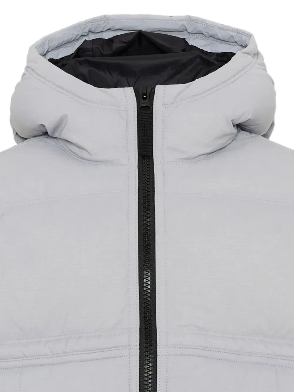 Куртка с нашивкой-логотипом и подкладкой Stone Island Junior, серый — фото 4