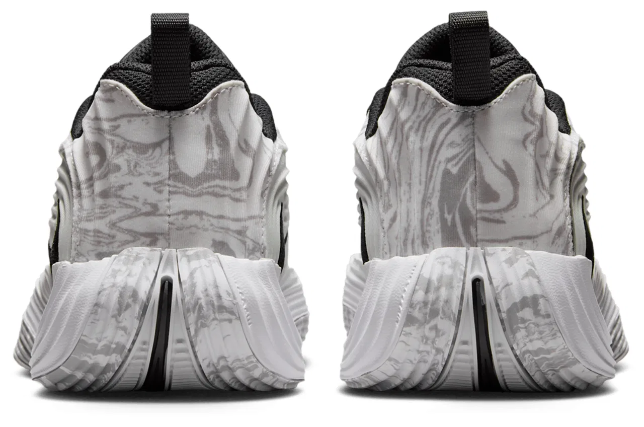 Детские кроссовки для мальчиков с высоким отскоком Giannis Immortality 5 Nike, White Metallic Silver Off White — фото 3