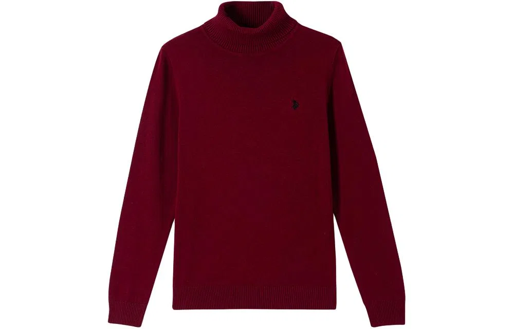 Мужской джемпер с полуводолазкой U.S. POLO ASSN., Dark Red