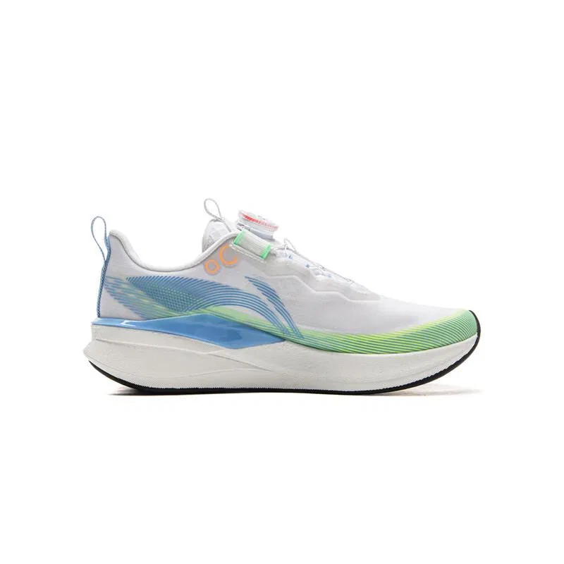 Детские кроссовки для бега с амортизацией Red Hare 8 PRO Li-Ning YOUNG, Standard White/Neon Crystal Green — фото 4