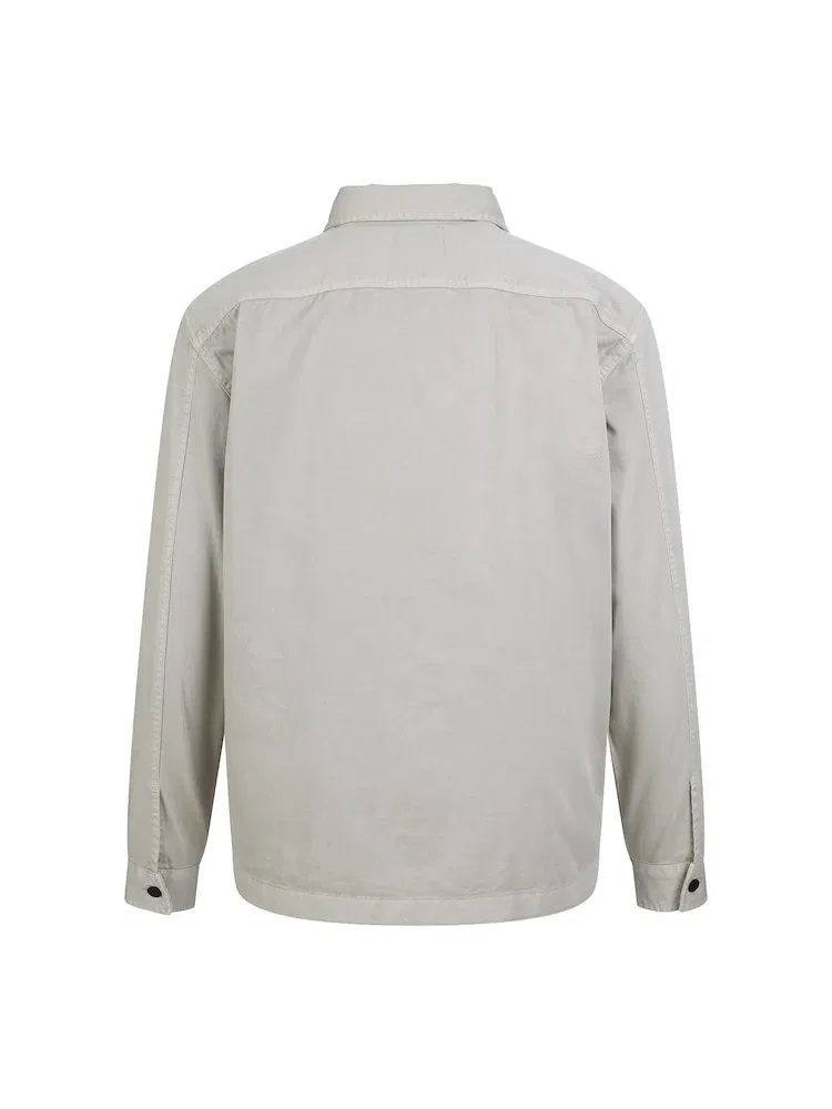 Куртка из хлопка, модель Work Jacket BOSS, Silver — фото 3