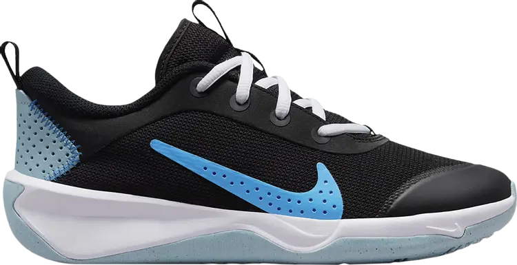 

Кроссовки Nike Omni Multi-Court GS 'Black Blue Lightning', черный