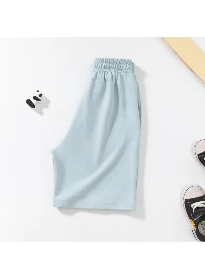 Шорты летние тонкие с принтом 5-балльные Jeanswest, голубой — фото 3