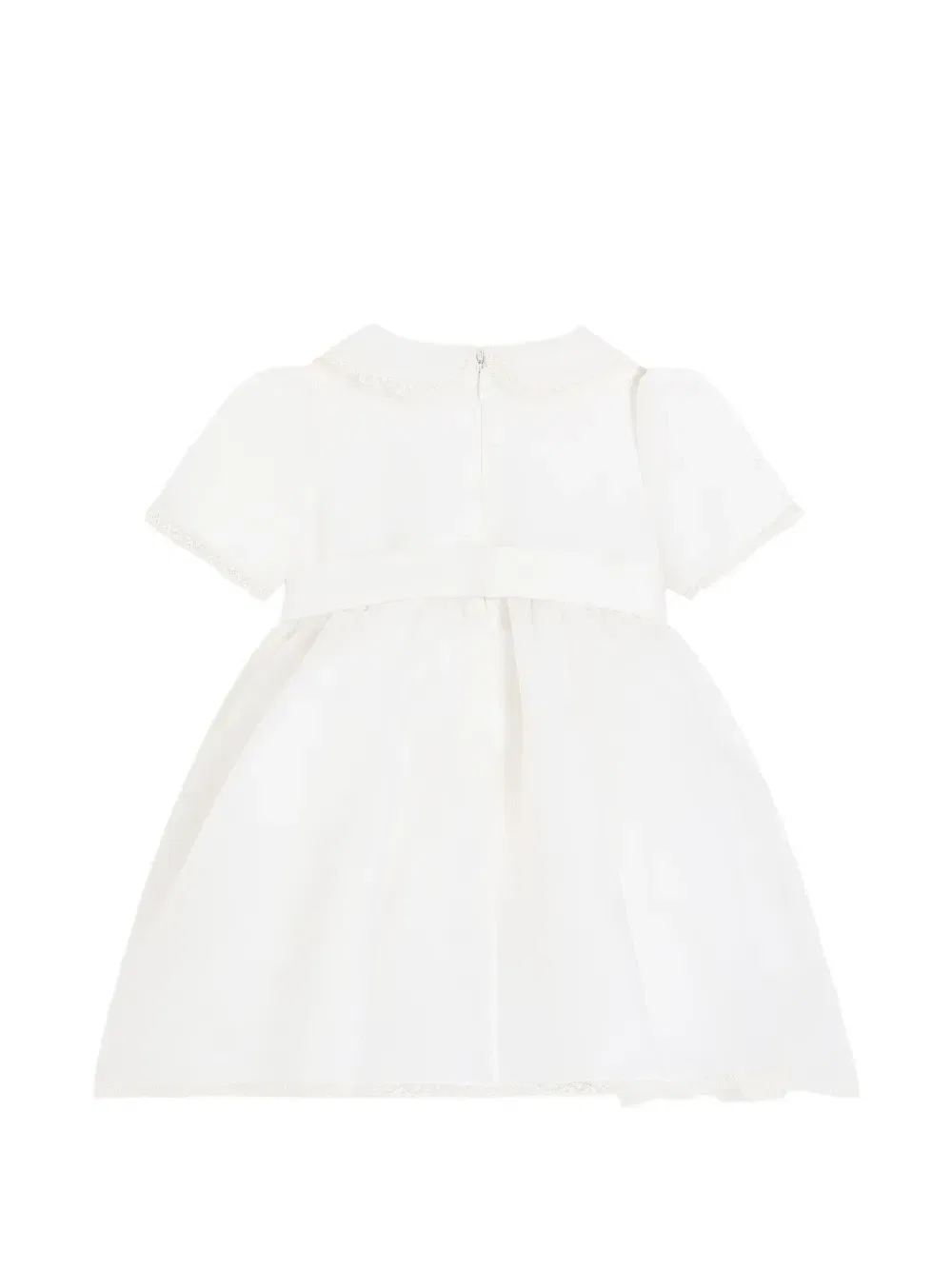 Платье с цветочной аппликацией Dolce & Gabbana Kids, белый — фото 2