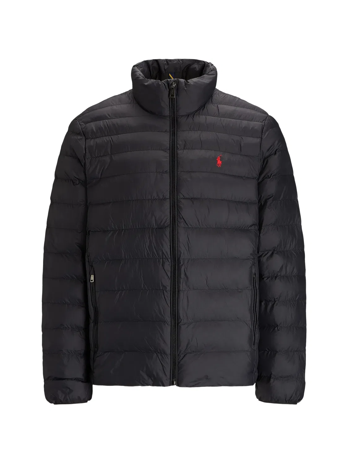 Стеганая куртка черная Polo Ralph Lauren, черный