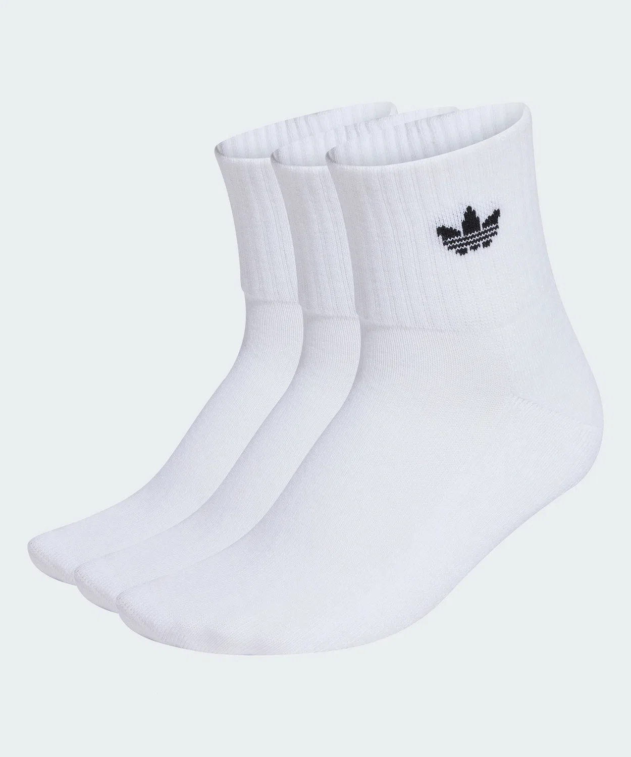 Носки спортивные средней длины, комплект из 3 пар Adidas Originals, Белый
