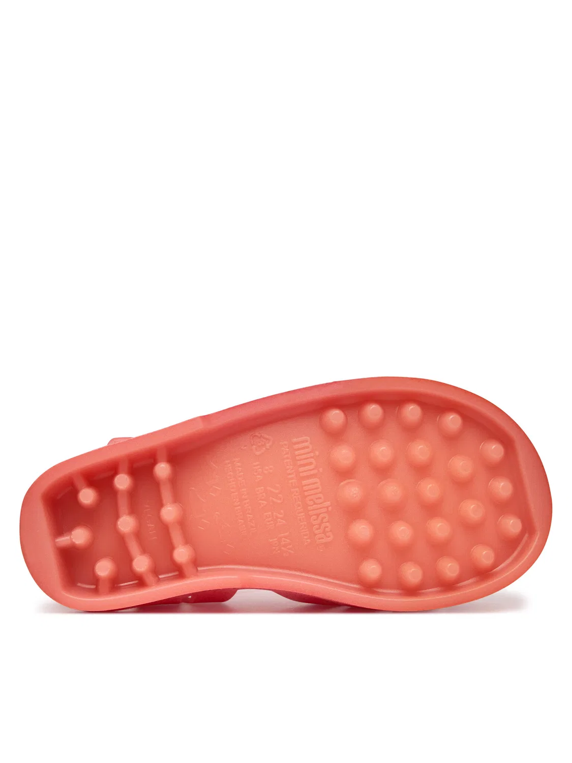 Сандалии для девочки Mini Possession Uni Bb Melissa, коралловый — фото 4
