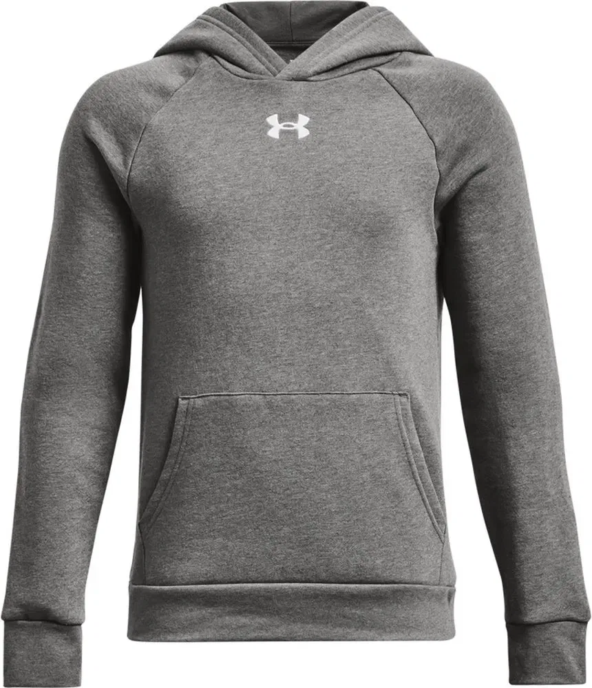 Худи детское с капюшоном UA Rival Fleece Under Armour, серый