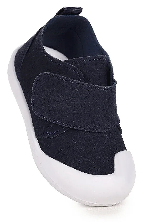Детские повседневные туфли для мальчиков с липучкой Rosie First Step Kiko Kids, Navy Blue