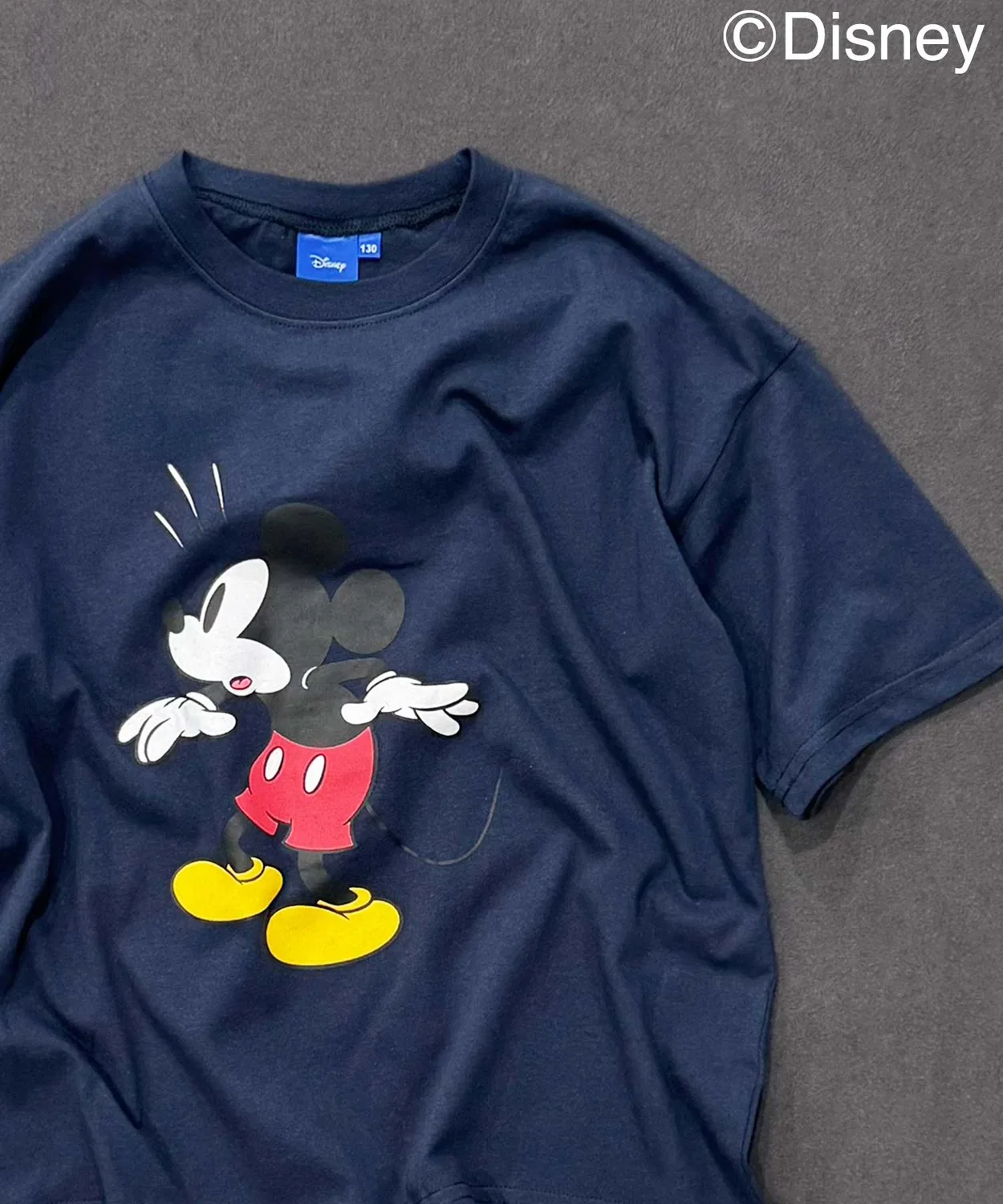 Детская футболка оверсайз с принтом Disney, Чарcoal — фото 4