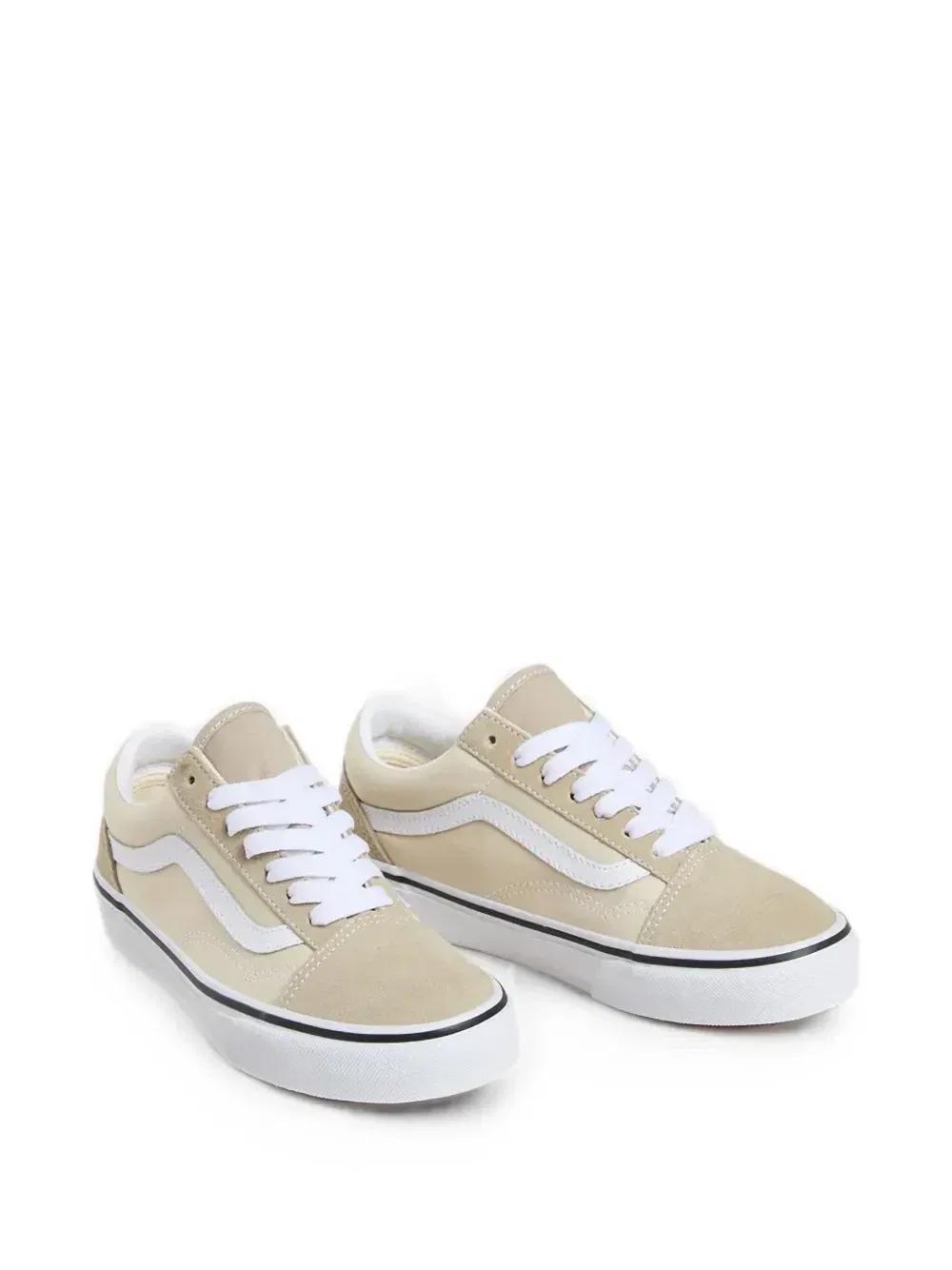 Кеды Old Skool Vans Kids, бежевый — фото 2