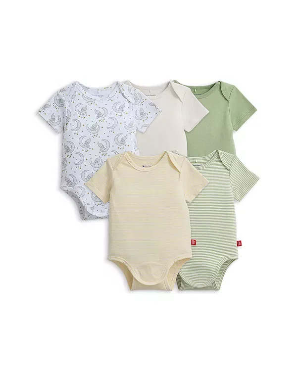 Детский набор боди 5 шт. Unisex Bodysuit Bundle Magnetic Me, мультиколор