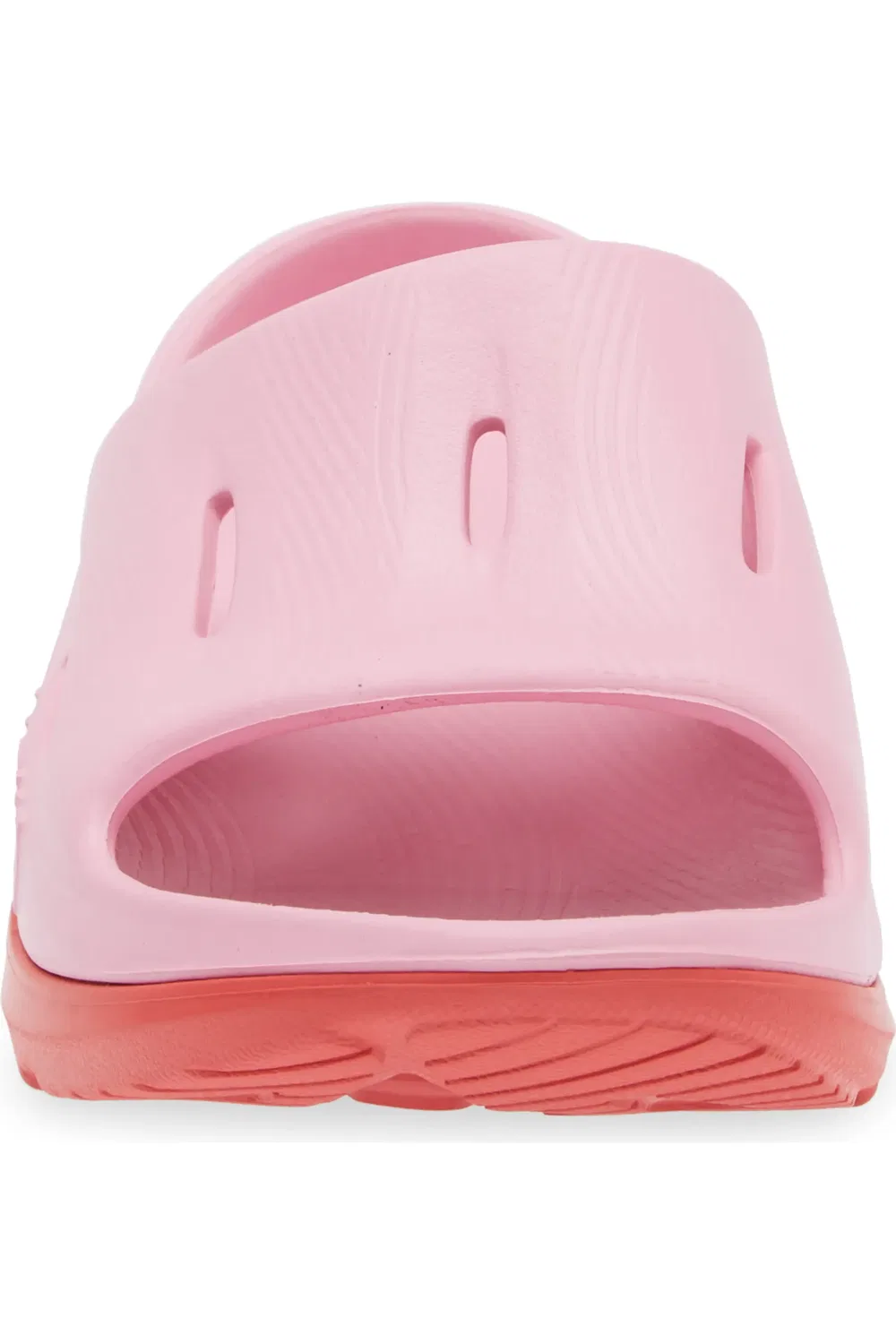 Детские сандалии шлепанцы с облачной амортизацией Ora Recovery Slide HOKA, Peony/Cerise — фото 4