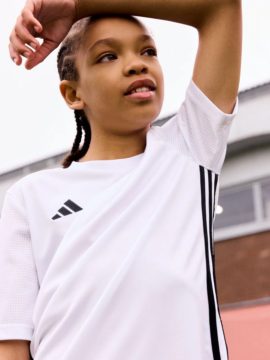 Футбольная джерси Tabela 23 adidas, белый/черный — фото 4