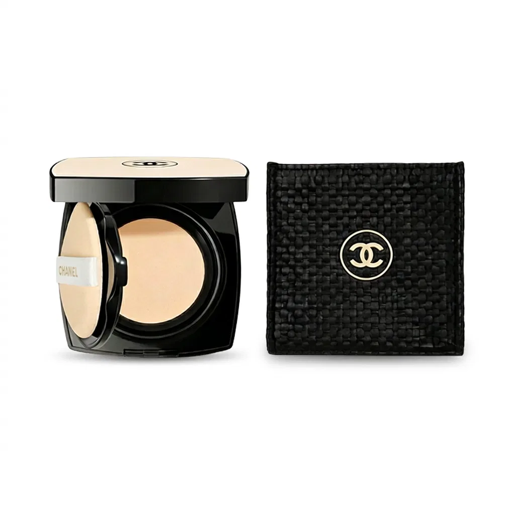 Женская тональная основа с подушкой и сумкой Summer Limited, CHANEL, Beige/Pastel Pink