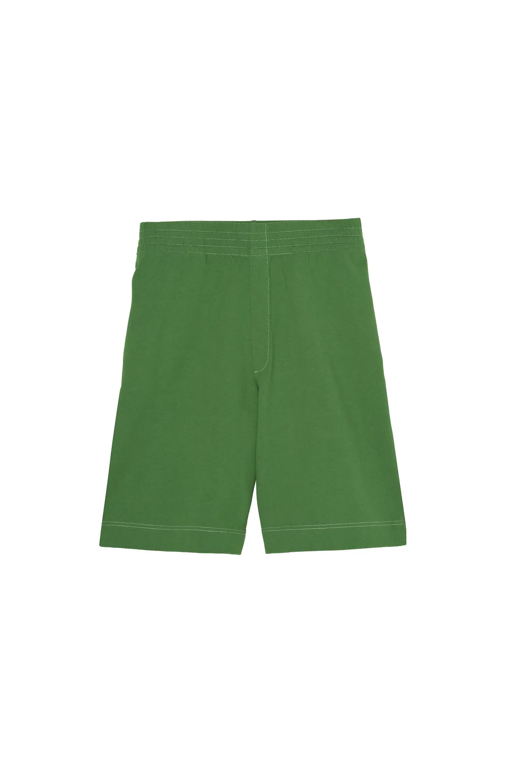 Шорты-джоггеры бермуды с широкими штанинами ZARA, Green — фото 3