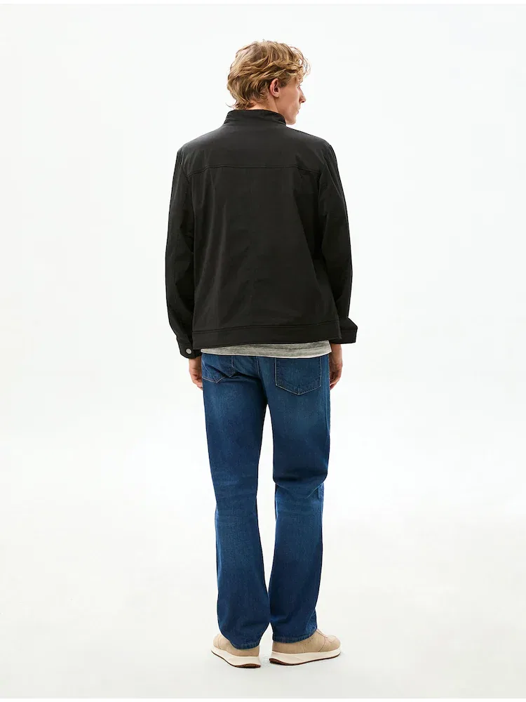 Куртка стрейч TOMMY HILFIGER, Black — фото 3