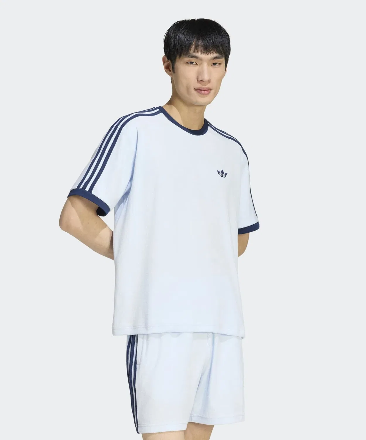 Футболка свободного кроя с графическим принтом Terry Kari Adidas, Blue — фото 3