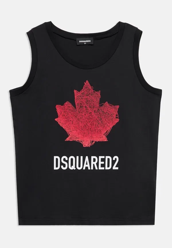 Топ Dsquared2, черный — фото 3