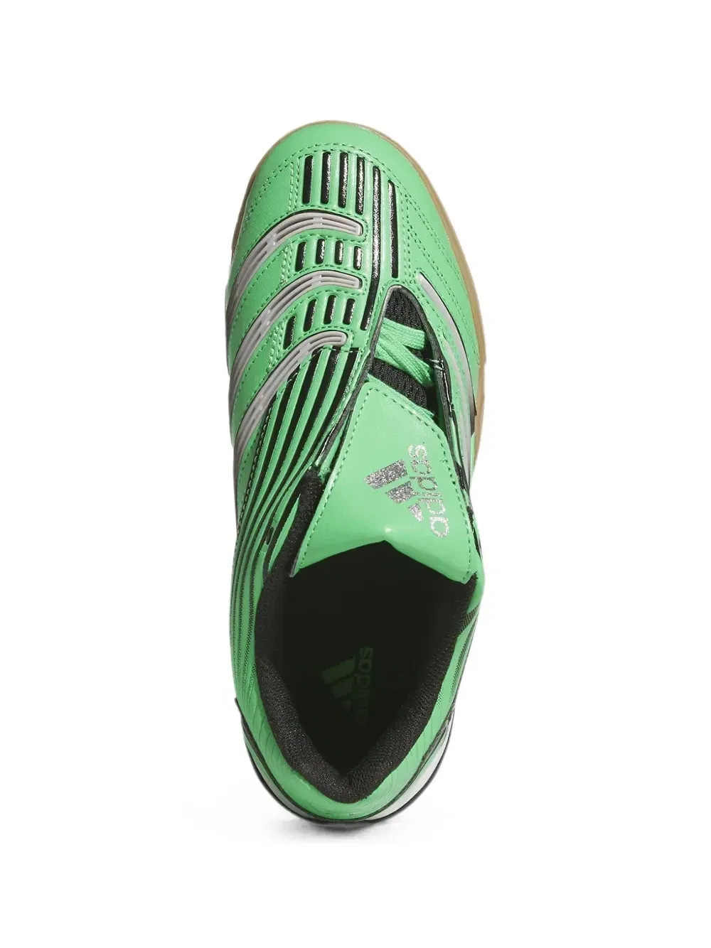Кроссовки Predator с принтом логотипа Adidas Kids, зеленый — фото 4