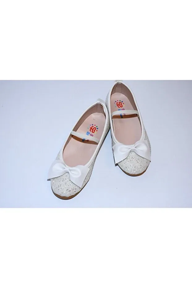 Детские балетки для девочек из искусственной кожи Şuşu Shoes, Beige — фото 2