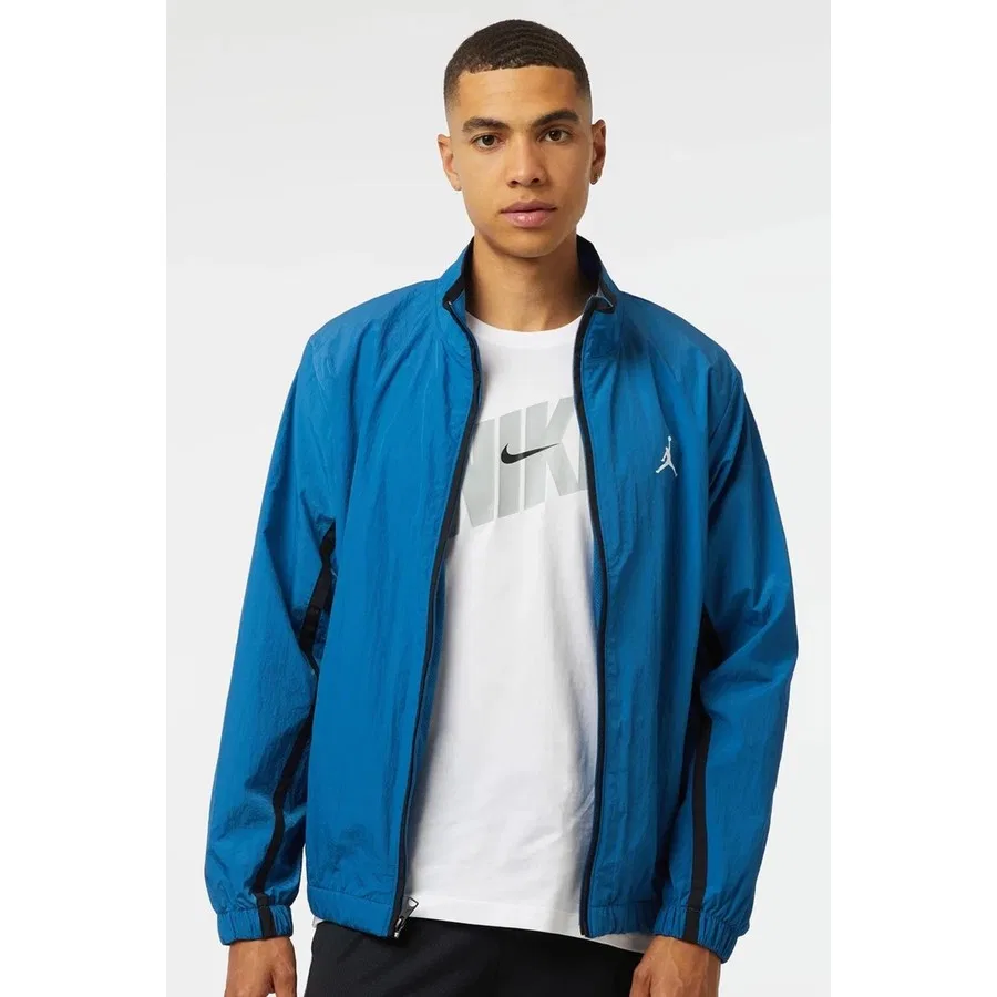 Мужская куртка из ткани с принтом Jordan Essentials Nike, Синий — фото 3