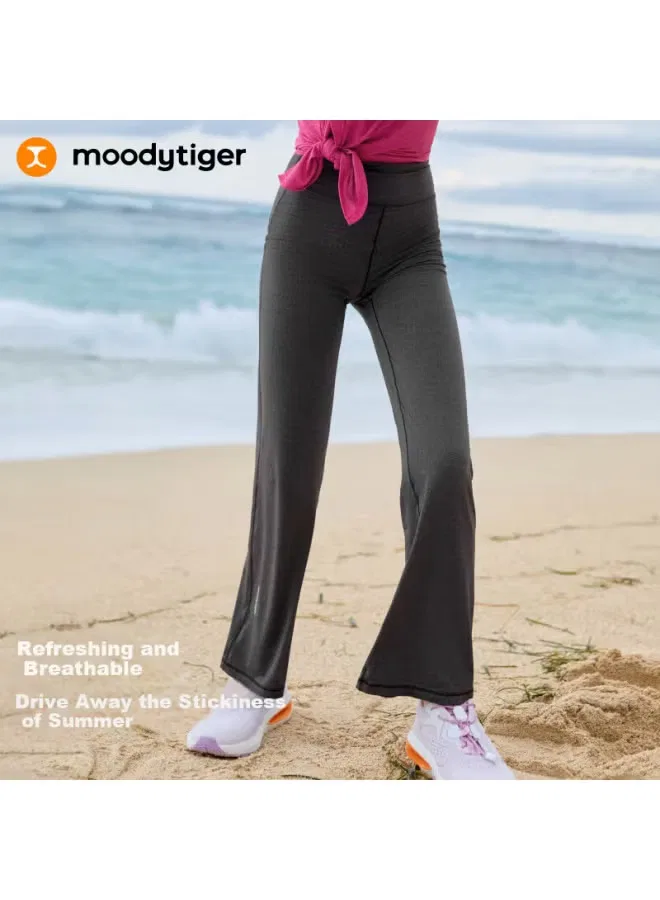 Брюки-клеш с защитой от солнца Moodytiger, зеленый — фото 3