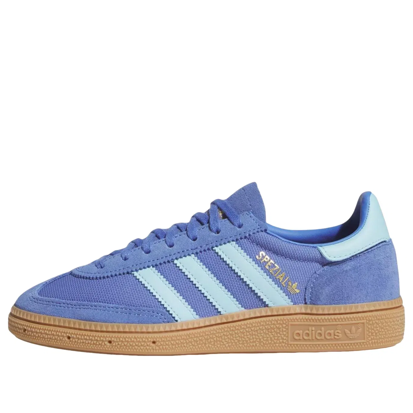 Детские кроссовки с текстильным верхом Handball Spezial 'Real Lilac' adidas, Real Lilac / Icey Blue / Gum