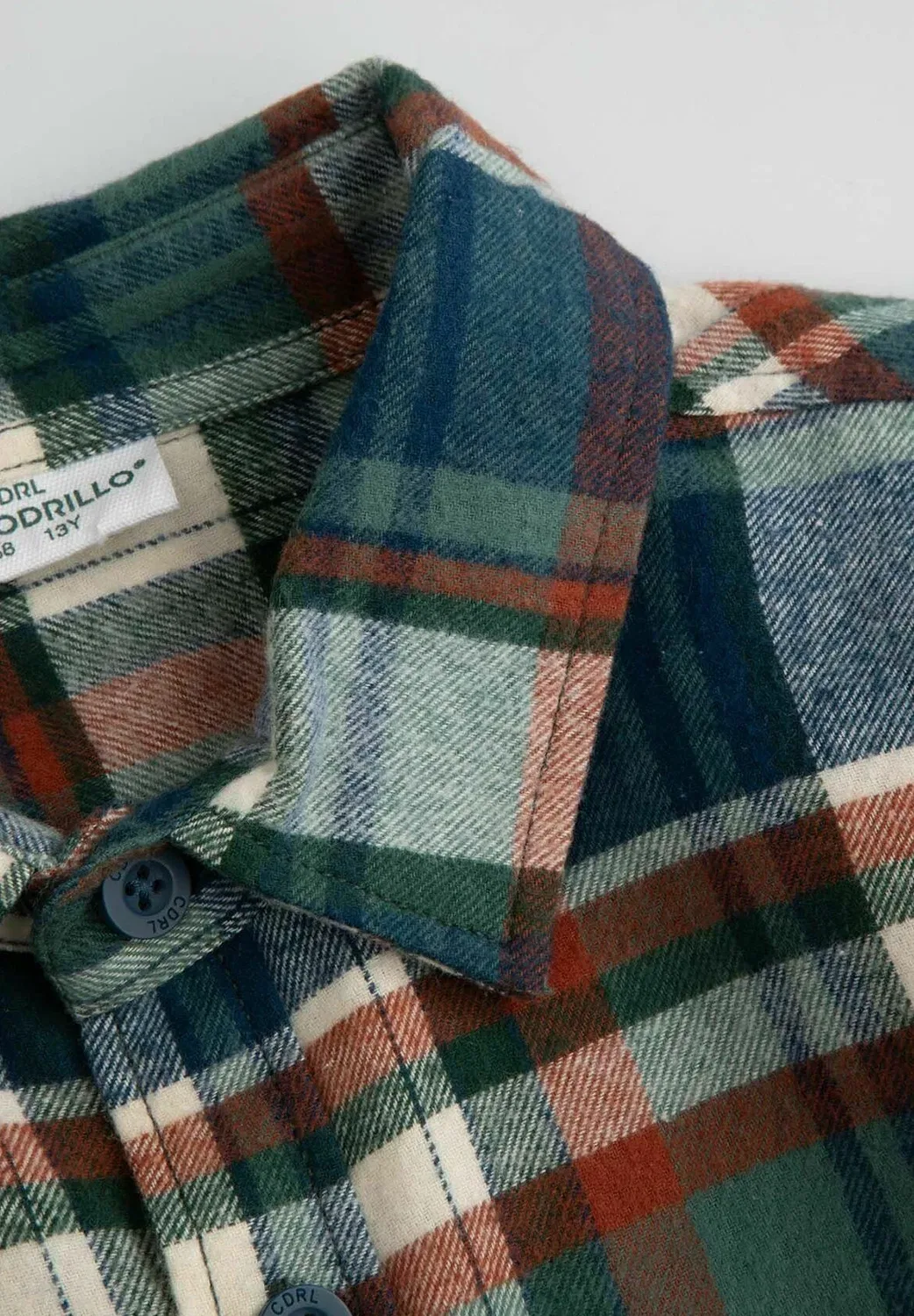 Koszula flanelowa w kratę (m-zc6136102abj-022-158) - рубашка Coccodrillo, Multi-Coloured — фото 3