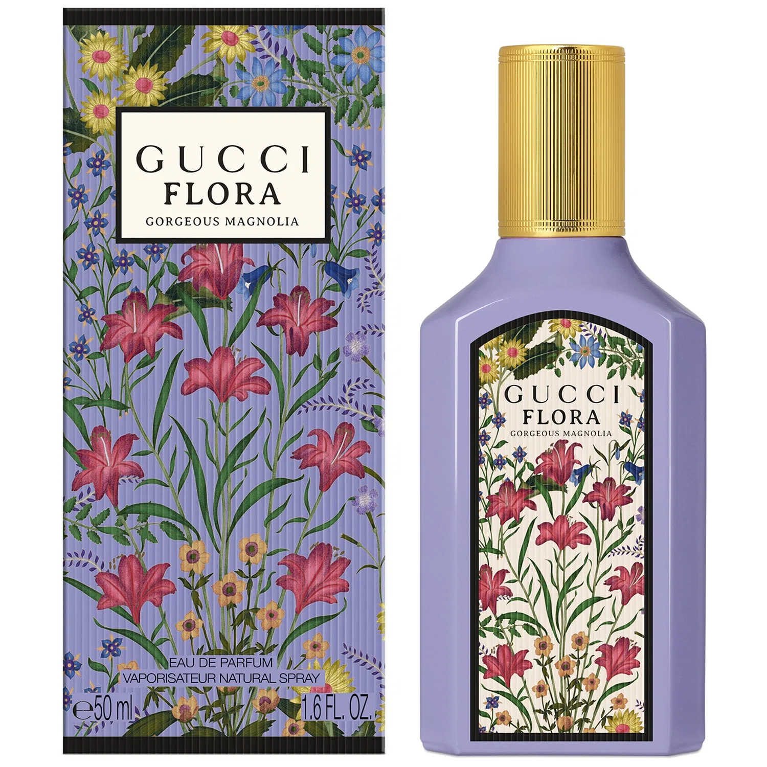 Парфюмерная вода GUCCI Flora Gorgeous Magnolia, 50 мл, с магнолией и пачули, женская, GUCCI — фото 3