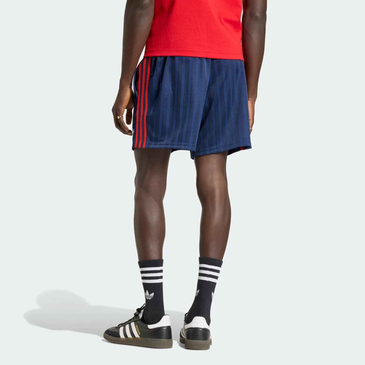 Спортивные шорты Adidas Performance свободного кроя Arsenal FC Originals в темно-синем цвете — фото 3