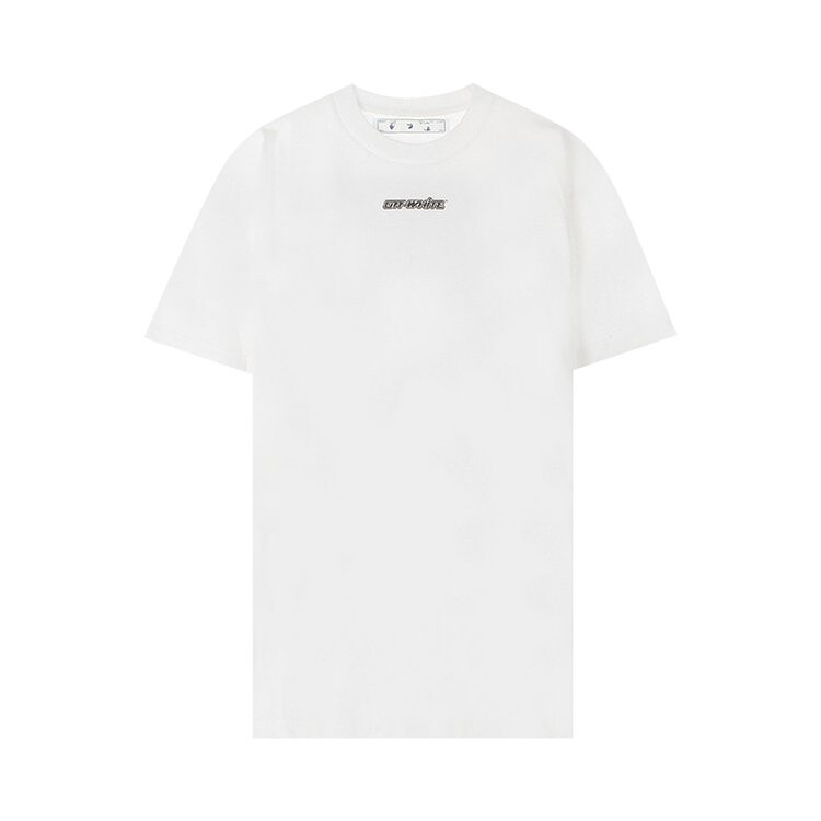 

Футболка Off-White Marker Short-Sleeve Over Tee 'White/Blue', белый