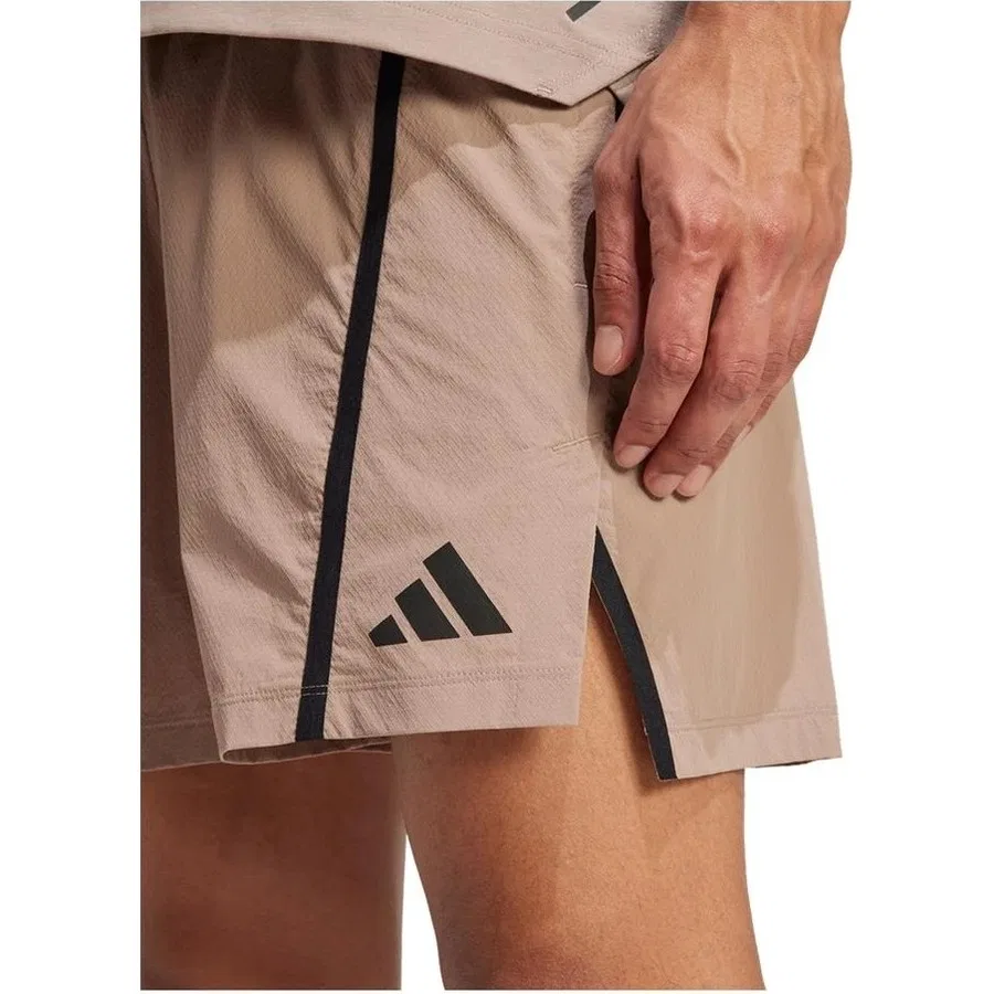 Спортивные шорты с принтом D4T PS Shorts adidas, Коричневый — фото 4