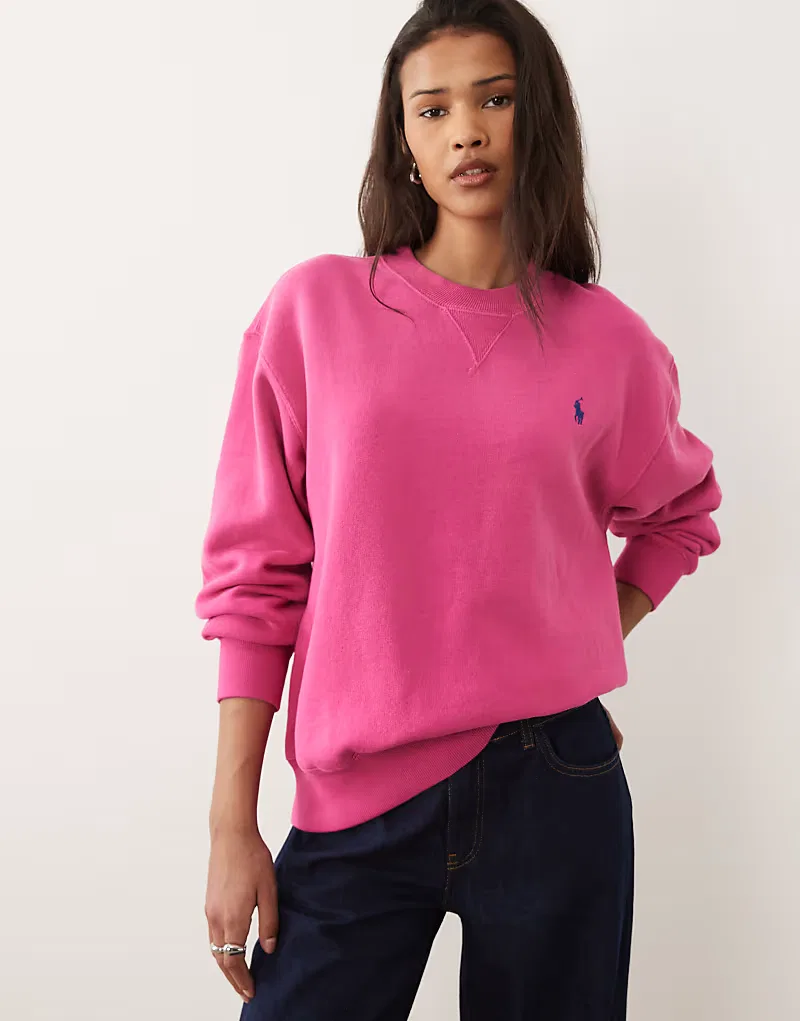 Вязаная толстовка Polo Ralph Lauren, розовый