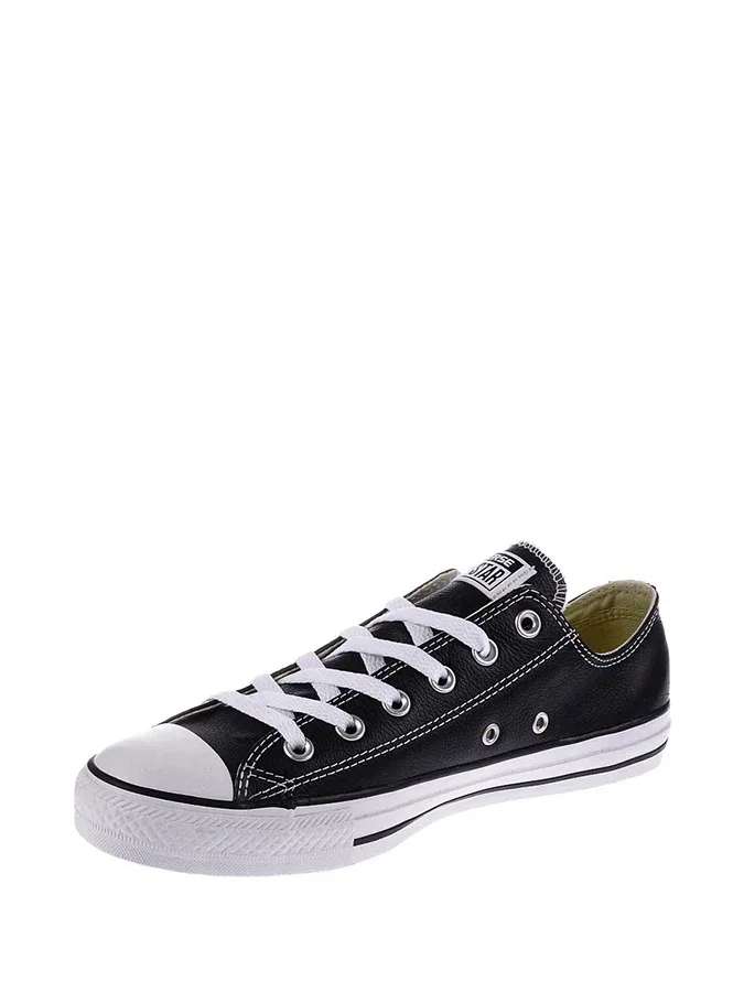 Кроссовки кожаные Converse, черный — фото 2