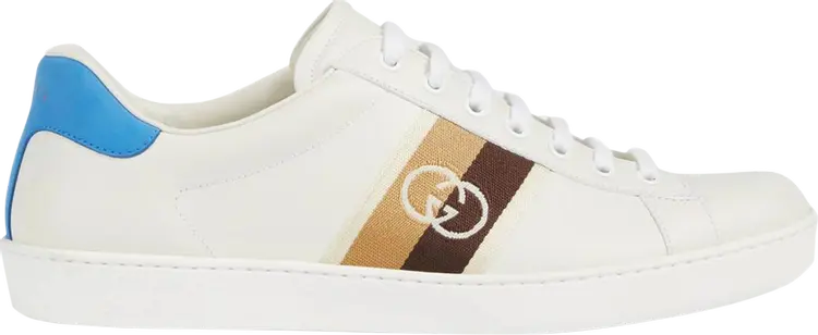 

Кроссовки Gucci Ace Interlocking G - White Blue, синий