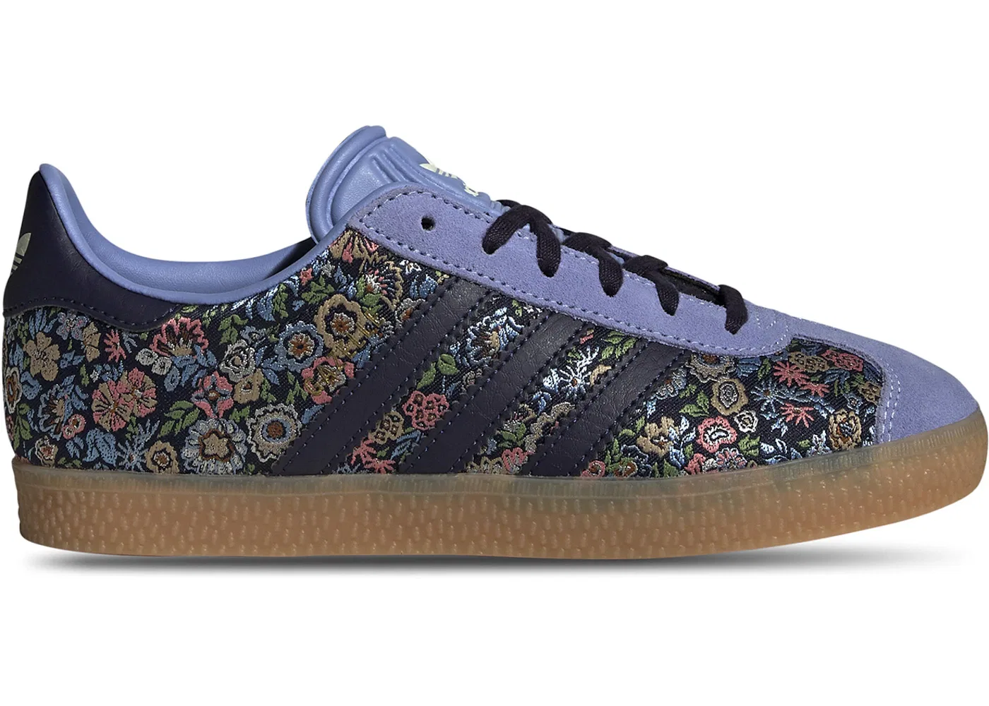 Детские кроссовки Lifestyle с принтом Adidas Gazelle Liberty London Floral Embroidery (GS), Supplier Colour/Supplier Colour/Gum 3