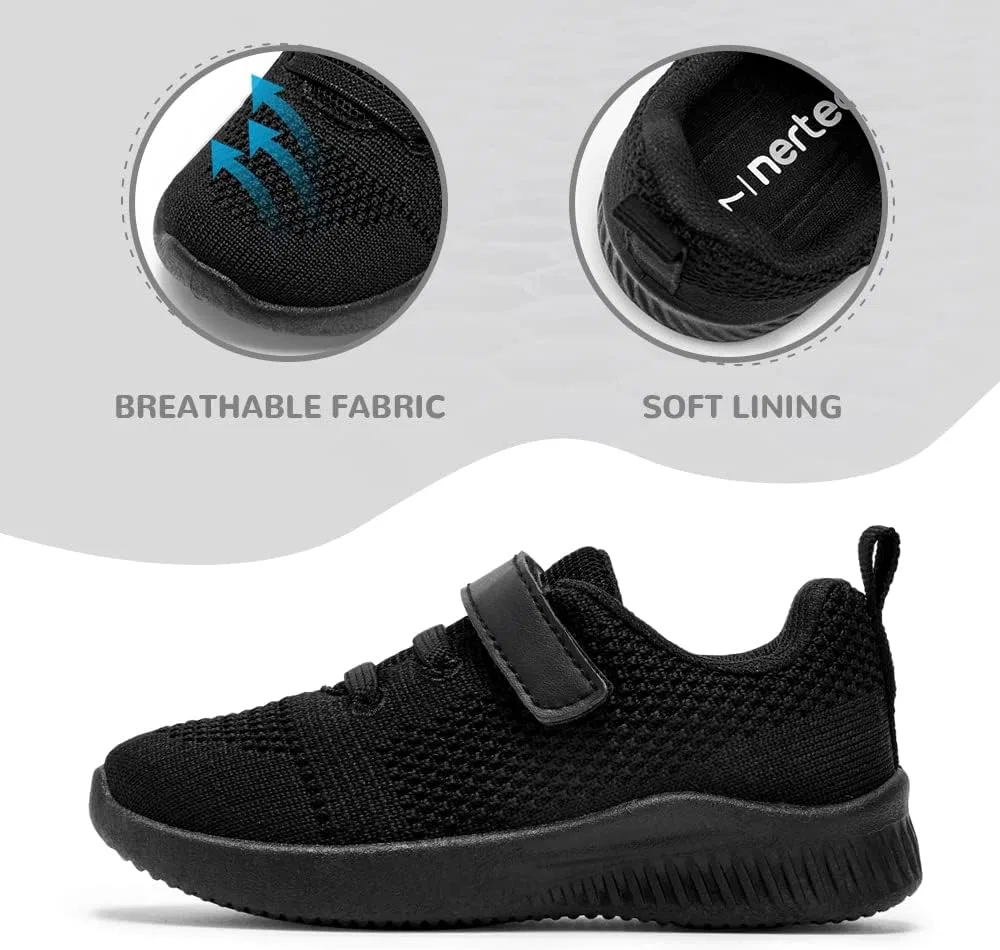 Детские кроссовки для бега и ходьбы nerteo, All Black — фото 3