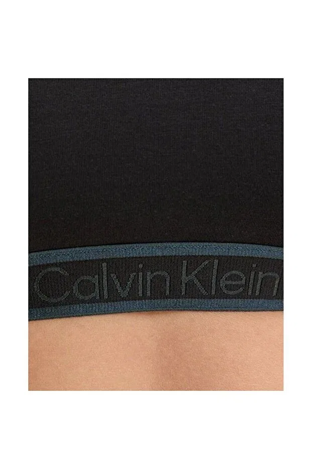 Женский спортивный бюстгальтер хлопковый Calvin Klein, Black — фото 4