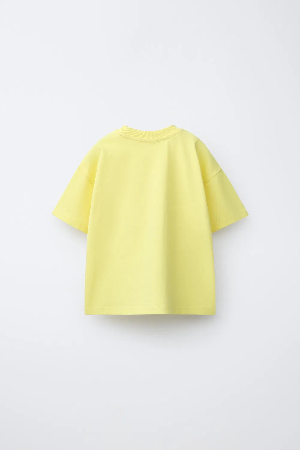 Футболка с принтом жирафа ZARA, Light Yellow — фото 2
