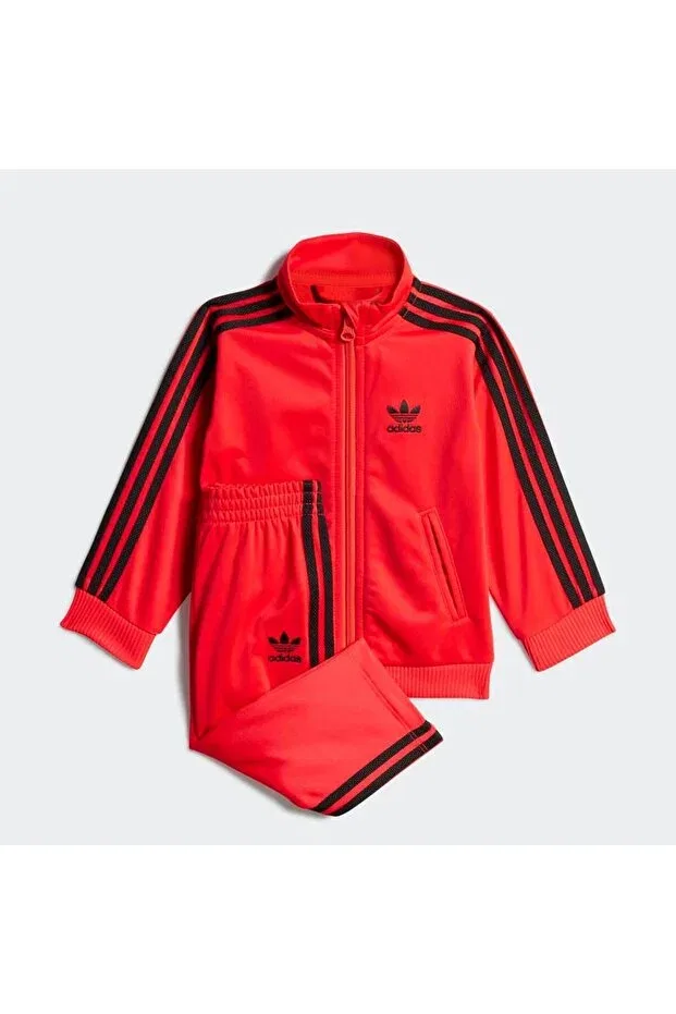 Детский спортивный комплект для мальчиков с принтом Firebird Adidas, Red — фото 2
